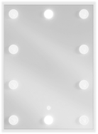 Mexen Dona megvilágított fürdőszobai tükör 50 x 70 cm, LED 6000K, páramentesítő - 9818-050-070-611-00
