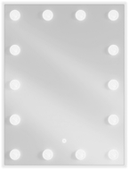 Mexen Dona 60 x 80 cm-es, megvilágított fürdőszobai tükör, LED 6000K, páramentes - 9818-060-080-611-00