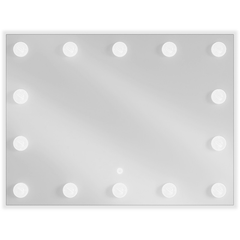Mexen Dona 80 x 60 cm-es, LED 6000K, páramentes fürdőszobai tükör - 9818-080-060-611-00