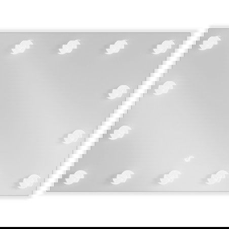 Mexen Dona megvilágított fürdőszobai tükör 80 x 60 cm, LED 6000K, anti-pára - 9818-080-060-611-00