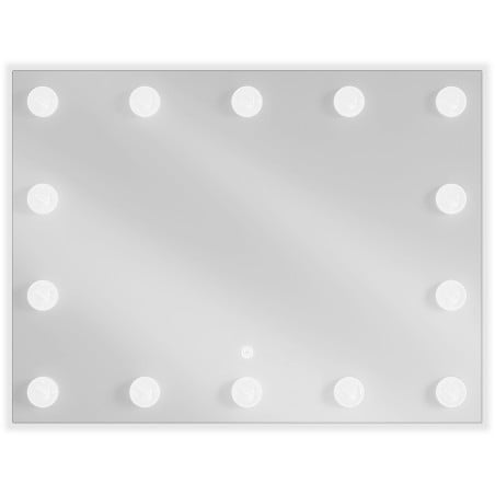 Mexen Dona oglindă de baie iluminată 80 x 60 cm, LED 6000K, anti-aburire - 9818-080-060-611-00