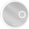 Mexen Ella oglindă de baie iluminată cu oglindă cosmetică, rotundă 70 cm, LED 6000K, anti-aburire - 9811-070-070-611-00