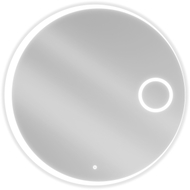 Mexen Ella oglindă de baie iluminată cu oglindă cosmetică, rotundă, 90 cm, LED 6000K, antiaburire - 9811-090-090-611-00