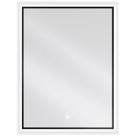 Mexen Erma megvilágított fürdőszobatükör 60 x 80 cm, LED 6000K, páramentes, fekete keret - 9814-060-080-611-70