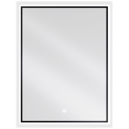 Mexen Erma oglindă baie iluminată 60 x 80 cm, LED 6000K, anti-abur, ramă neagră - 9814-060-080-611-70