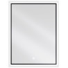 Mexen Erma oglindă baie iluminată 60 x 80 cm, LED 6000K, anti-abur, ramă neagră - 9814-060-080-611-70