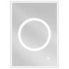 Mexen Koga 50 x 70 cm-es, LED 6000K, páramentes világított fürdőszobai tükör - 9821-050-070-611-00