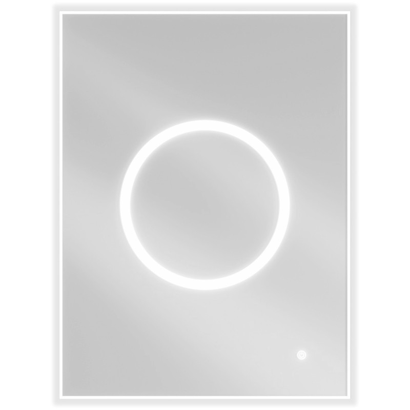 Mexen Koga 60 x 80 cm-es, megvilágított fürdőszobai tükör, LED 6000K, páramentesítő - 9821-060-080-611-00