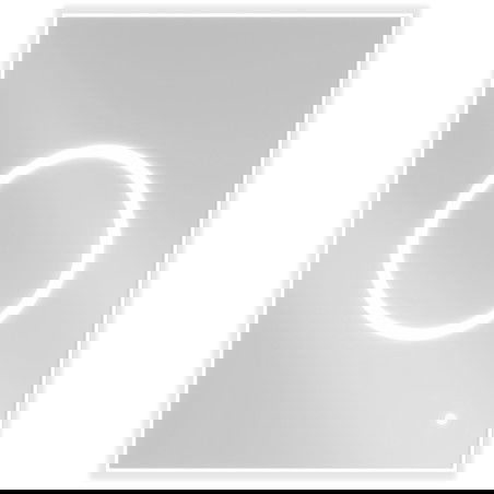 Mexen Koga oglindă iluminată de baie 60 x 80 cm, LED 6000K, anti aburire - 9821-060-080-611-00