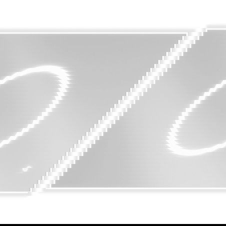Mexen Koga megvilágított fürdőszobai tükör 80 x 60 cm, LED 6000K, anti-pára - 9821-080-060-611-00