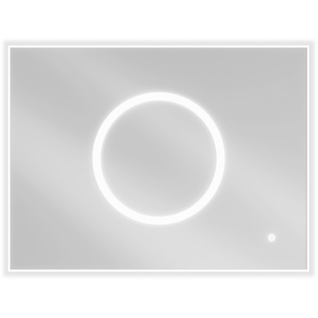 Mexen Koga oglindă de baie iluminată 80 x 60 cm, LED 6000K, anti-ceață - 9821-080-060-611-00