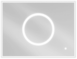 Mexen Koga 80 x 60 cm-es, LED 6000K, páramentesíthető fürdőszobai tükör - 9821-080-060-611-00