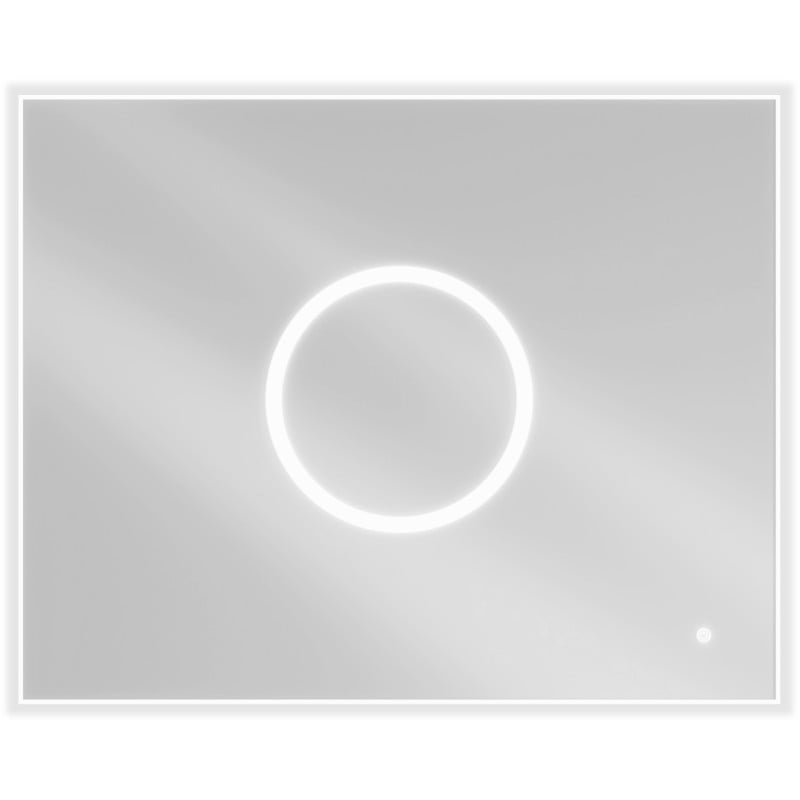 Mexen Koga megvilágított fürdőszobai tükör 100 x 80 cm, LED 6000K, páramentes - 9821-100-080-611-00