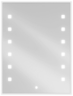 Mexen Ner világító fürdőszobai tükör 60 x 80 cm, LED 6000K, páramentes - 9809-060-080-611-00