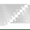 Mexen Ner oglindă iluminată de baie 80 x 60 cm, LED 6000K, anti aburire - 9809-080-060-611-00