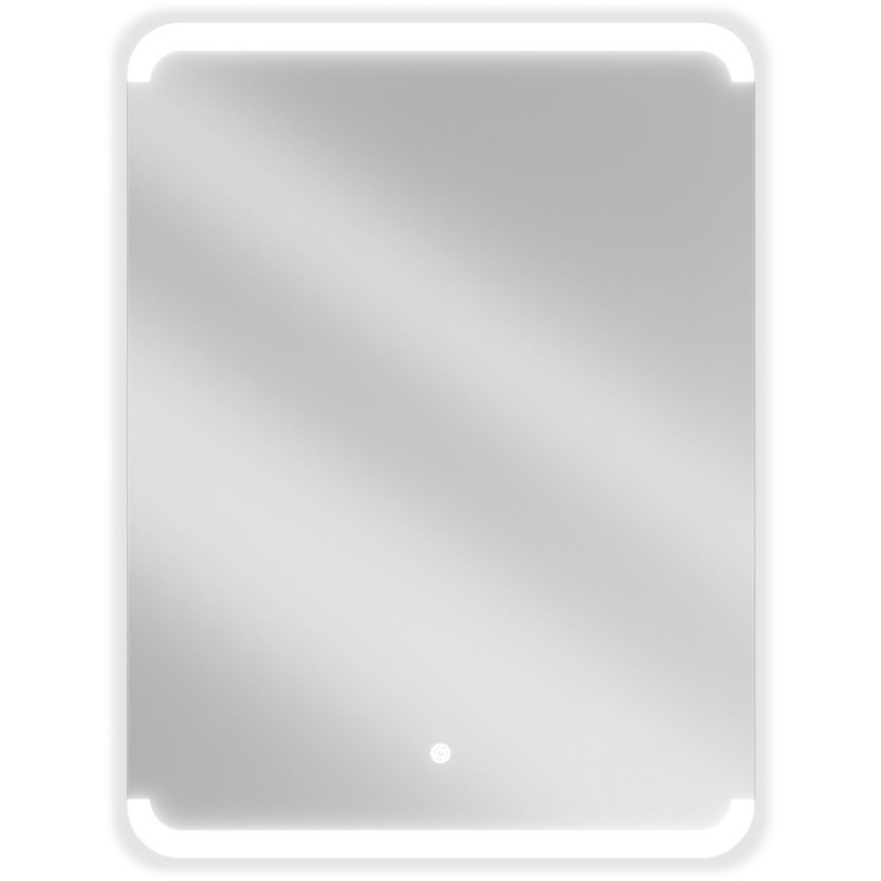 Mexen Nida 60 x 80 cm-es LED-es fürdőszobai megvilágított tükör, 6000K, páramentes - 9806-060-080-611-00