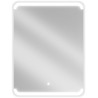 Mexen Nida 60 x 80 cm-es LED-es fürdőszobai megvilágított tükör, 6000K, páramentes - 9806-060-080-611-00