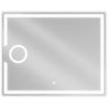 Mexen Onyx oglindă de baie iluminată cu oglindă cosmetică 100 x 80 cm, LED 6000K, antiaburire - 9813-100-080-611-00