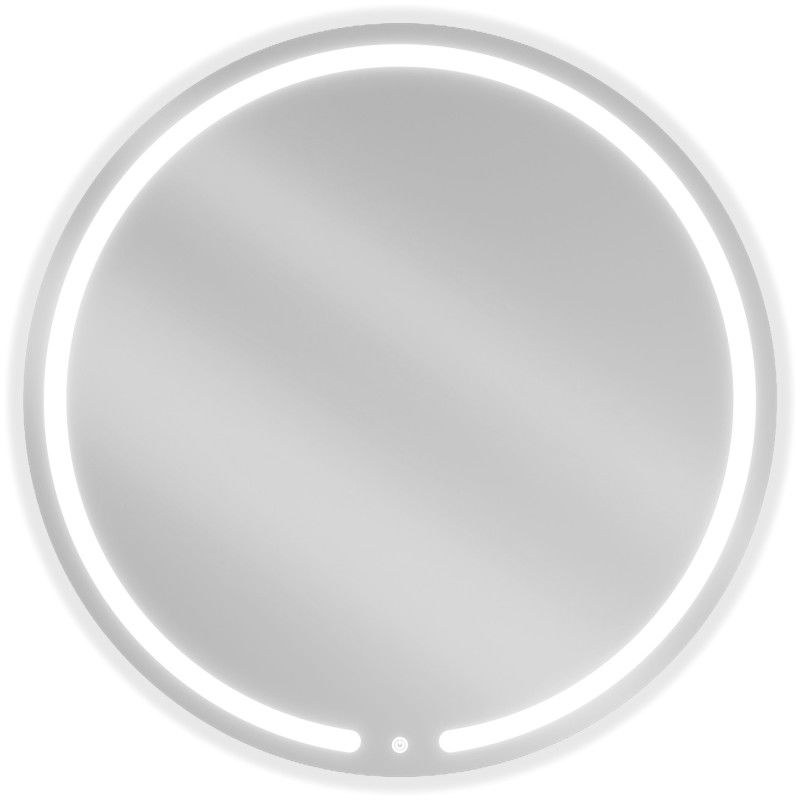 Mexen Rose oglindă de baie iluminată, rotundă 90 cm, LED 6000K, anti-aburire - 9810-090-090-611-00