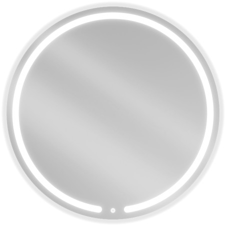 Mexen Rose kerek, 90 cm-es, LED 6000K, páramentesített fürdőszobai tükör - 9810-090-090-611-00