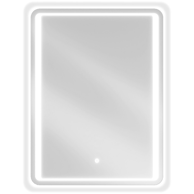 Mexen Zusa 60 x 80 cm-es, LED 6000K, páramentesített fürdőszobai tükör - 9808-060-080-611-00