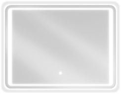 Mexen Zusa 80 x 60 cm-es fürdőszobai megvilágított tükör, LED 6000K, páramentes - 9808-080-060-611-00