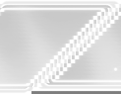 Mexen Zusa oglindă de baie iluminată 80 x 60 cm, LED 6000K, anti-aburire - 9808-080-060-611-00