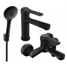 Mexen Sabre Set de baie R74, negru - 72103R74-70