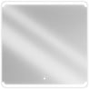 Mexen Nida megvilágított fürdőszobai tükör 100 x 100 cm, LED 6000K, anti-pára - 9806-100-100-611-00