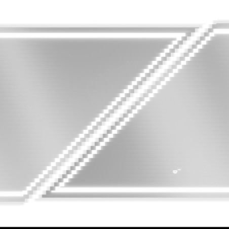 Mexen Miko LED-es fürdőszobai tükör, 100 x 80 cm, 6000K, páramentes - 9819-100-080-611-00