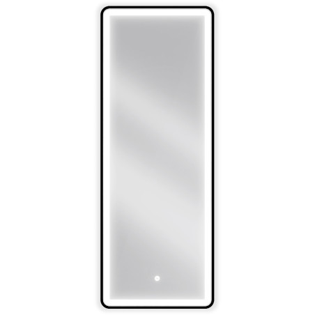 Mexen Coro oglindă de baie iluminată 45 x 120 cm, LED 6000K, anti-aburire, ramă neagră - 9817-045-120-611-70