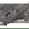Mexen Reni oglindă iluminată de baie, rotunde 60 cm, LED 6000K, anti aburire, ramă neagră - 9812-060-060-611-70