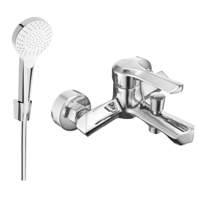 Mexen Sabre R05 baterie de cadă cu set de duș, crom - 7213R05-00