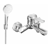 Mexen Sabre R05 baterie cadă cu set pentru duș, Crom - 7213R05-00