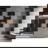 Mexen Hades fürdőszobai radiátor 1200 x 400 mm, 472 W, fekete - W104-1200-400-00-70