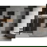 Mexen Hades fürdőszobai radiátor 1200 x 400 mm, 472 W, fekete - W104-1200-400-00-70