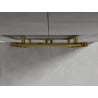 Mexen Hades calorifer baie 1200 x 500 mm, 450 W, auriu - W104-1200-500-00-50