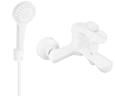 Mexen Sabre R05 baterie de cadă cu set de duș, albă - 7213R05-20