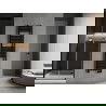 Mexen Hades fürdőszobai radiátor 1500 x 400 mm, 583 W, fekete - W104-1500-400-00-70