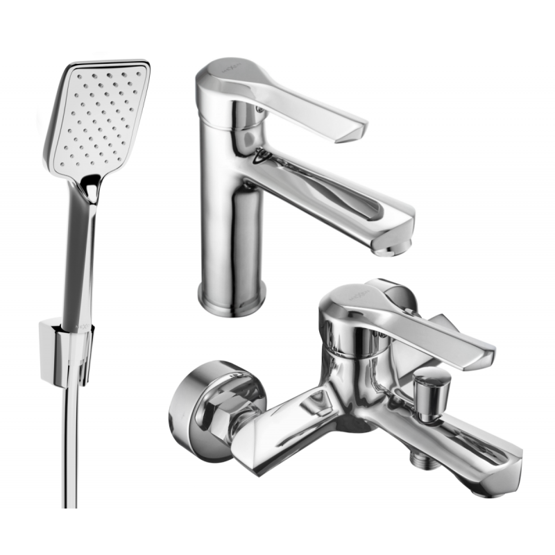 Mexen Sabre Set de baie R62, crom - 72103R62-00