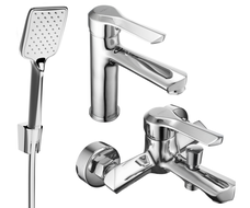 Mexen Sabre R62 kád készlet, Króm - 72103R62-00