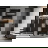 Mexen Hades fürdőszobai radiátor 1800 x 600 mm, 1000 W, fekete - W104-1800-600-00-70