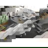 Mexen Mario chiuvetă de bucătărie granit 2 camere cu baterie de bucătărie Aster, gri - 6504-71-73450-57-B