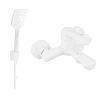 Mexen Sabre R62 baterie cadă cu set pentru duș, Albă - 7213R62-20