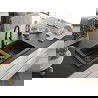Mexen Mario Chiuvetă de granit cu 2 compartimente și baterie de bucătărie Aster, Neagră/Auriu metalic - 6504-75-73450-70-B