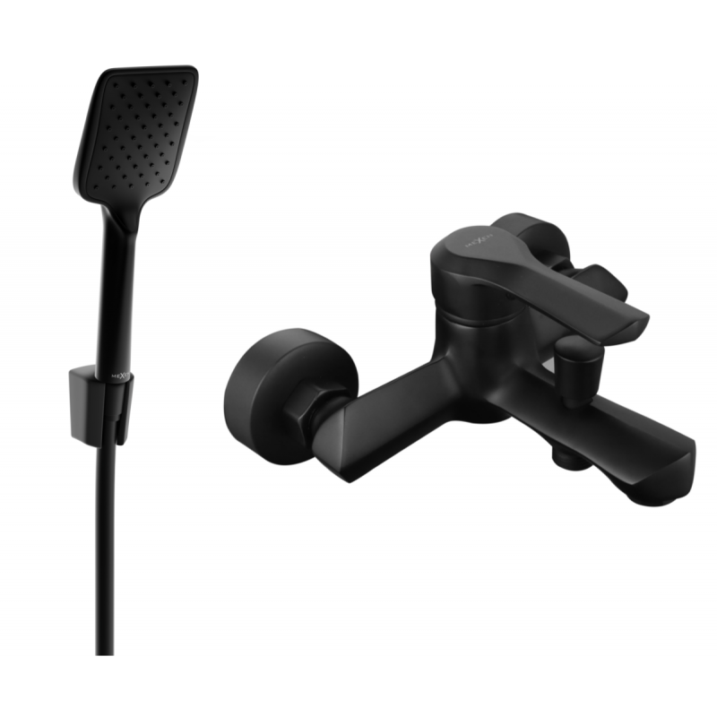 Mexen Sabre R62 baterie de cadă cu set de duș, neagră - 7213R62-70