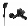 Mexen Sabre R62 baterie de cadă cu set de duș, neagră - 7213R62-70