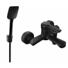 Mexen Sabre R62 kád csaptelep zuhanykészlettel, fekete - 7213R62-70
