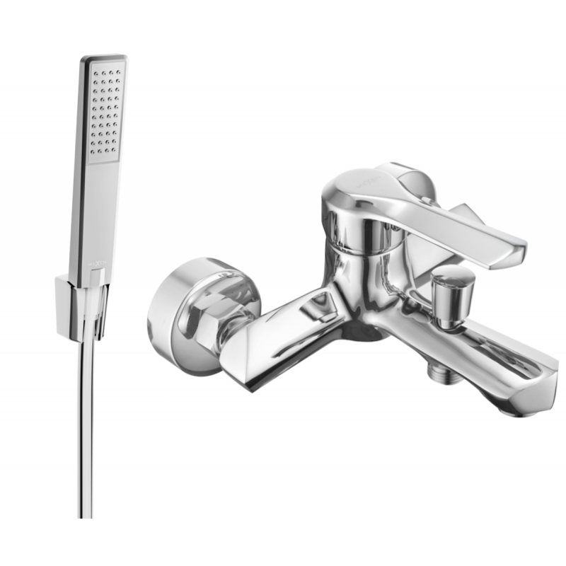 Mexen Sabre Baterie cadă R72 cu set de duș, crom - 7213R72-00