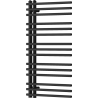 Mexen Neptun dekoratív fürdőszobai radiátor 900 x 500 mm, 369 W, fekete - W101-0900-500-00-70